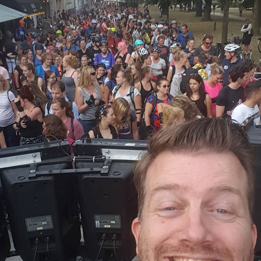 DJ Remment bij Skate Parade Utrecht